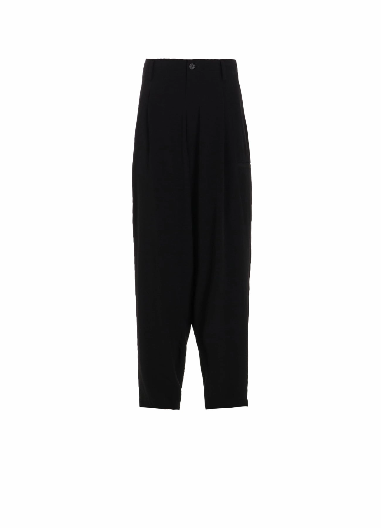 Fashion-Forward AbrasionGuardTape CREPE de CHINE SIde TUCK TROUSERS