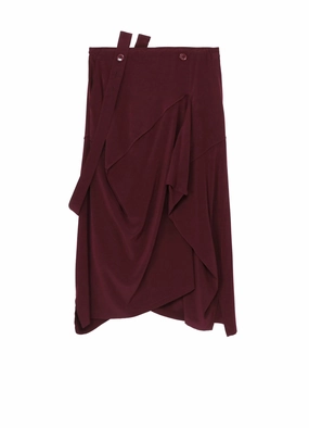 CREPE DE CHINE SQUARE SKIRT Light Flow