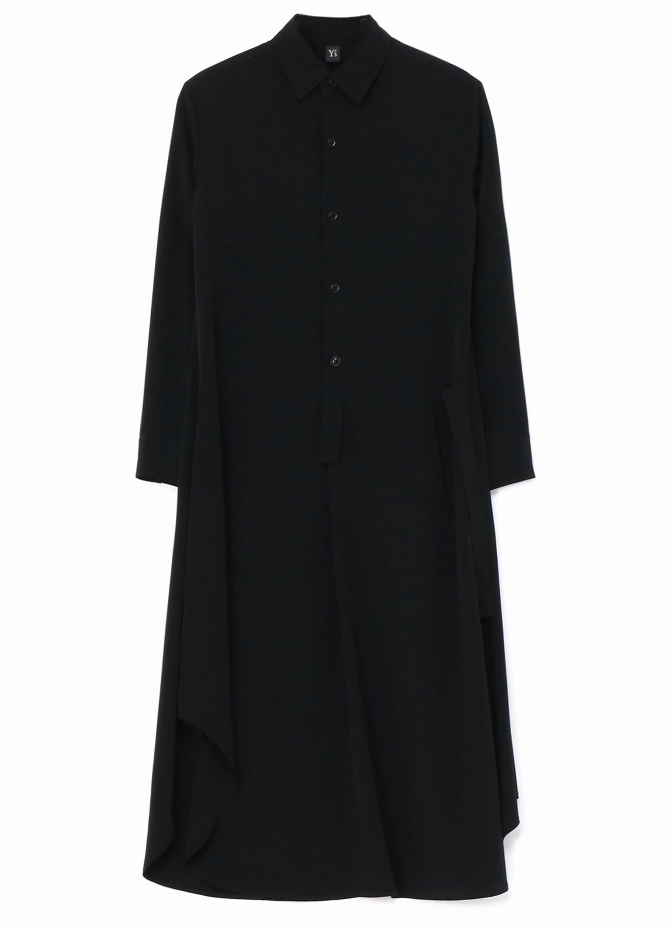 Grace Glow CREPE de CHINE FLARED SHIRT DRESS