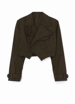Reflective Trim CROPPED SAFARI JACKET