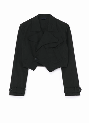 Eco-Friendly Fabric Utility Fit CROPPED SAFARI JACKET