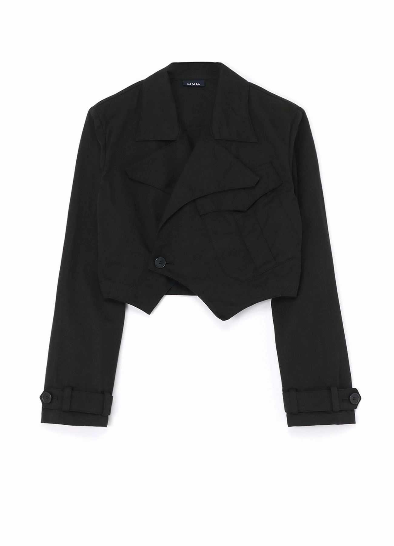 Eco-Friendly Fabric Utility Fit CROPPED SAFARI JACKET