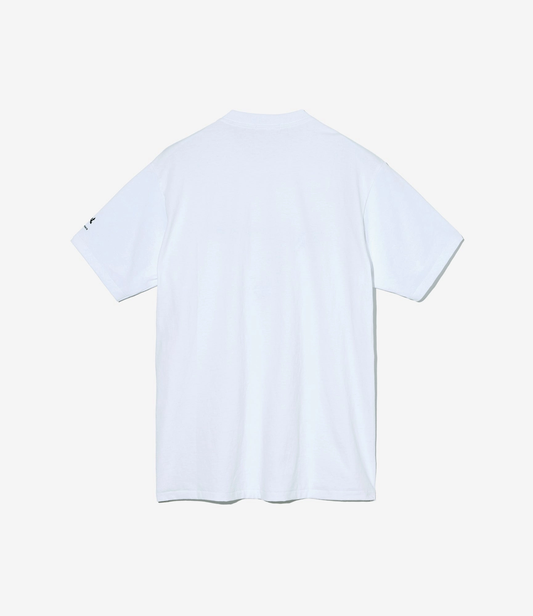 waterproof Versatile Wardrobe Piece Cross Neck T-Shirt ?C White 'Sound' Print