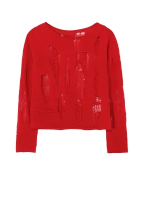 Fashion Favorite CRUSH PLAIN STITCH CRUSHED SWEATER