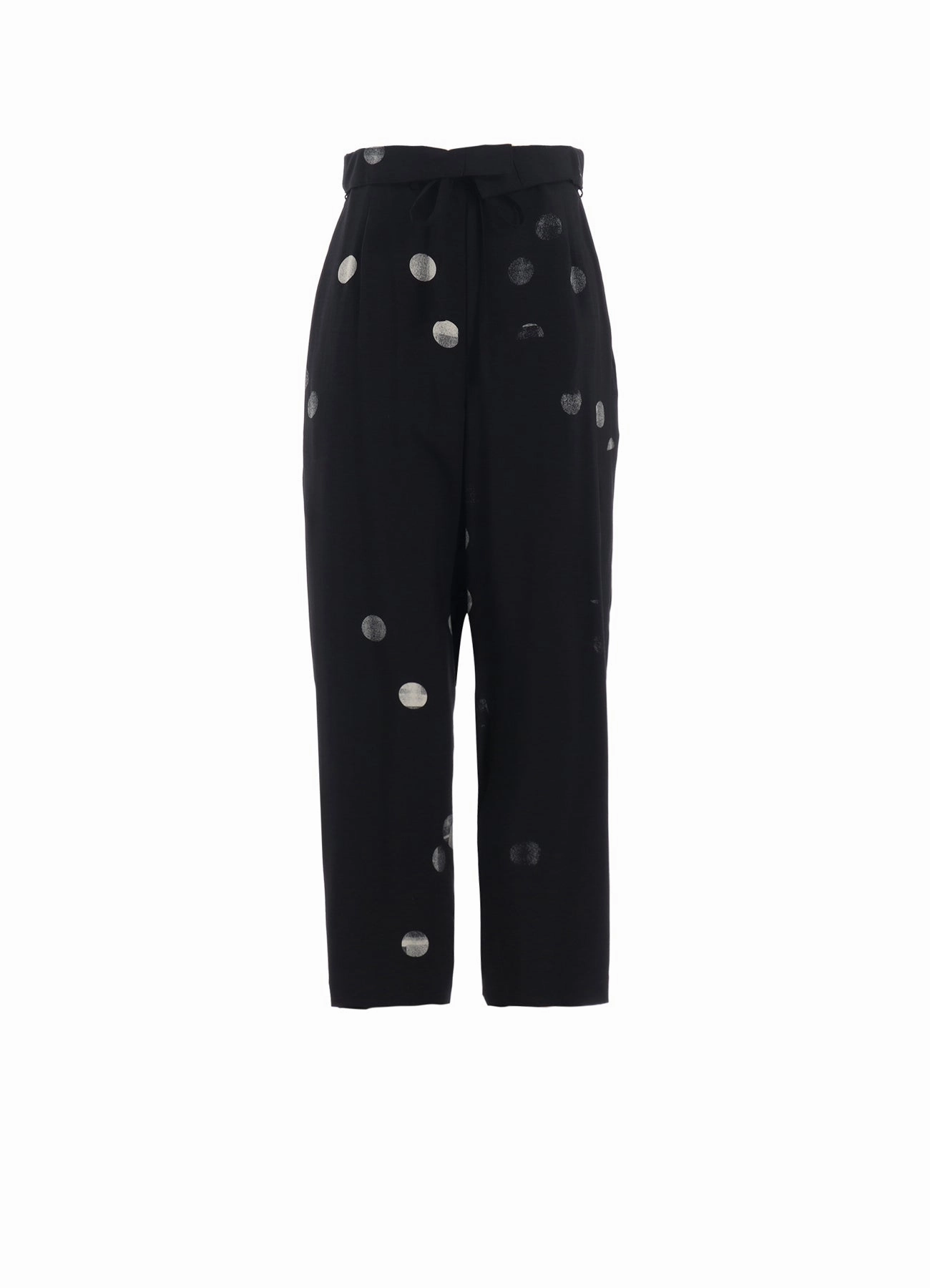 CU/RY GABARDINE DOT HIGHT WAIST PANTS Outdoor Style