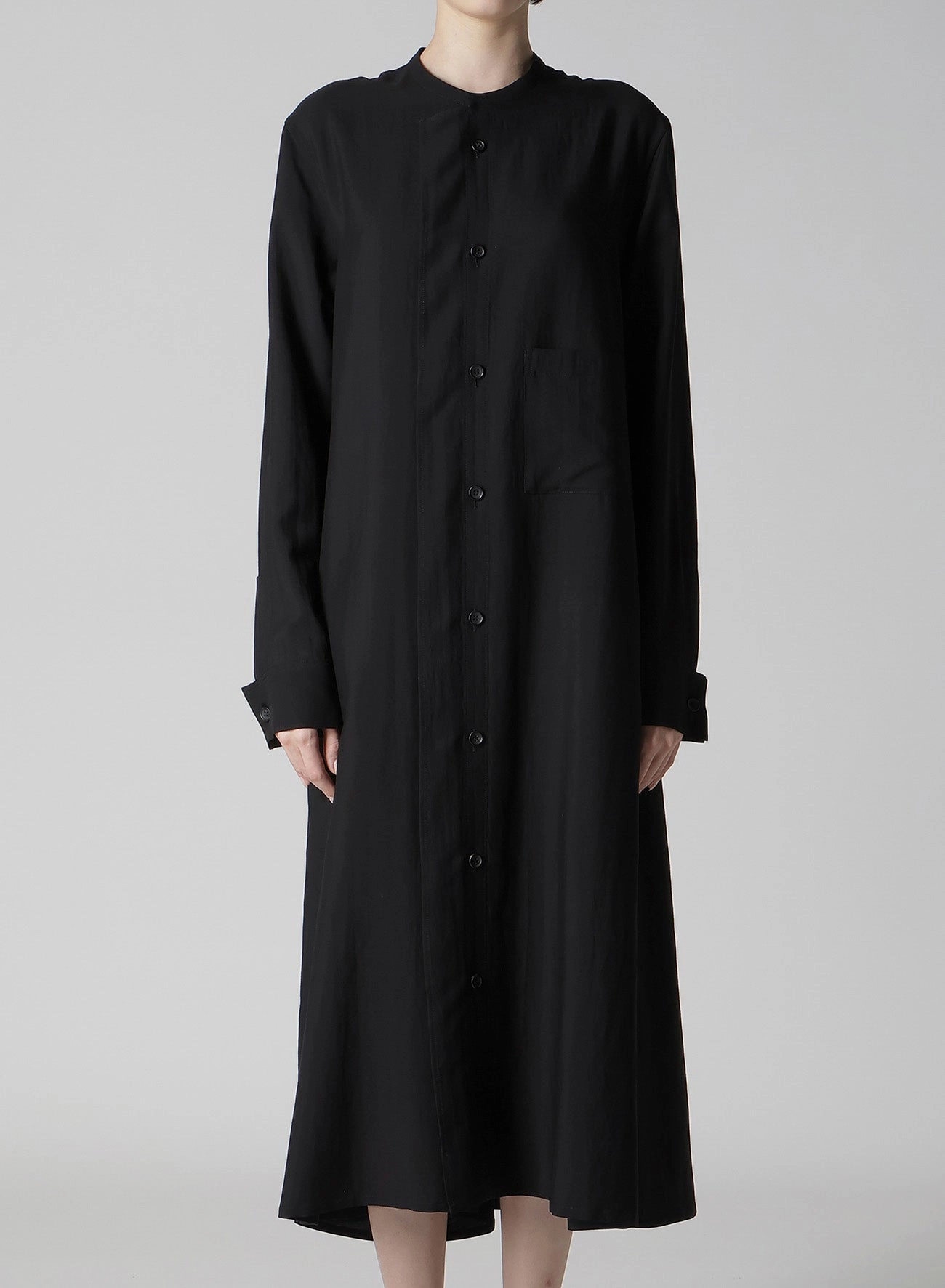 Cu/W HIGH TWISTED GABARDINE RB DRAPED DRESS Bodycon Fit Full Coverage