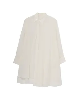 Waffle Weave Cu/Mo KERSEY W FRONT ASM BLOUSE