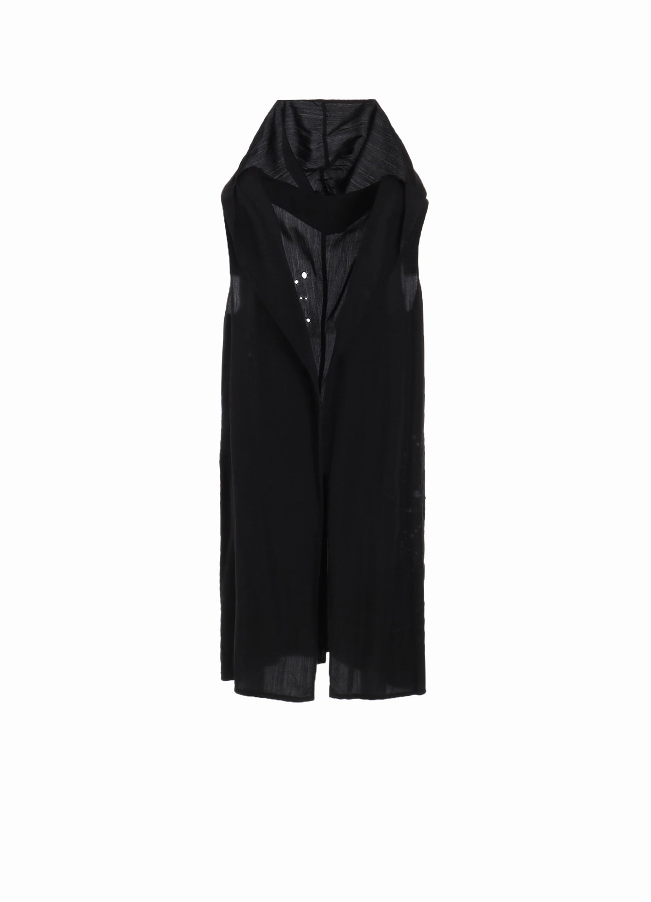 CUPRO/DUNGAREE BALLER LACE HOODIE VEST UV Protection Fabric