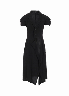 CUPRO/DUNGAREE BALLER LACE SQUARE CLOTH SLEEVE JACKET Wind Resistant Design Minimal Look