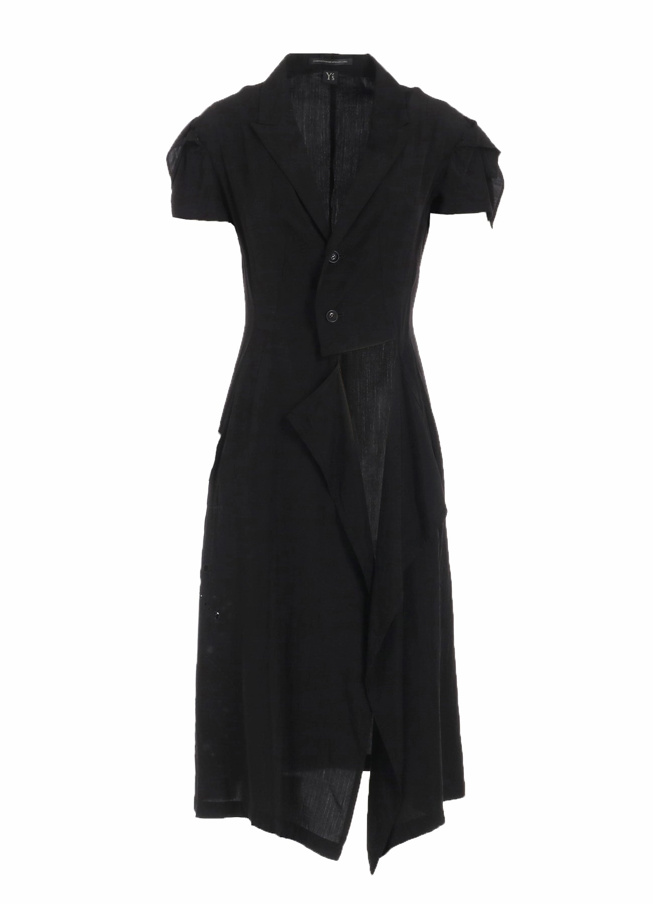 CUPRO/DUNGAREE BALLER LACE SQUARE CLOTH SLEEVE JACKET beachgoer