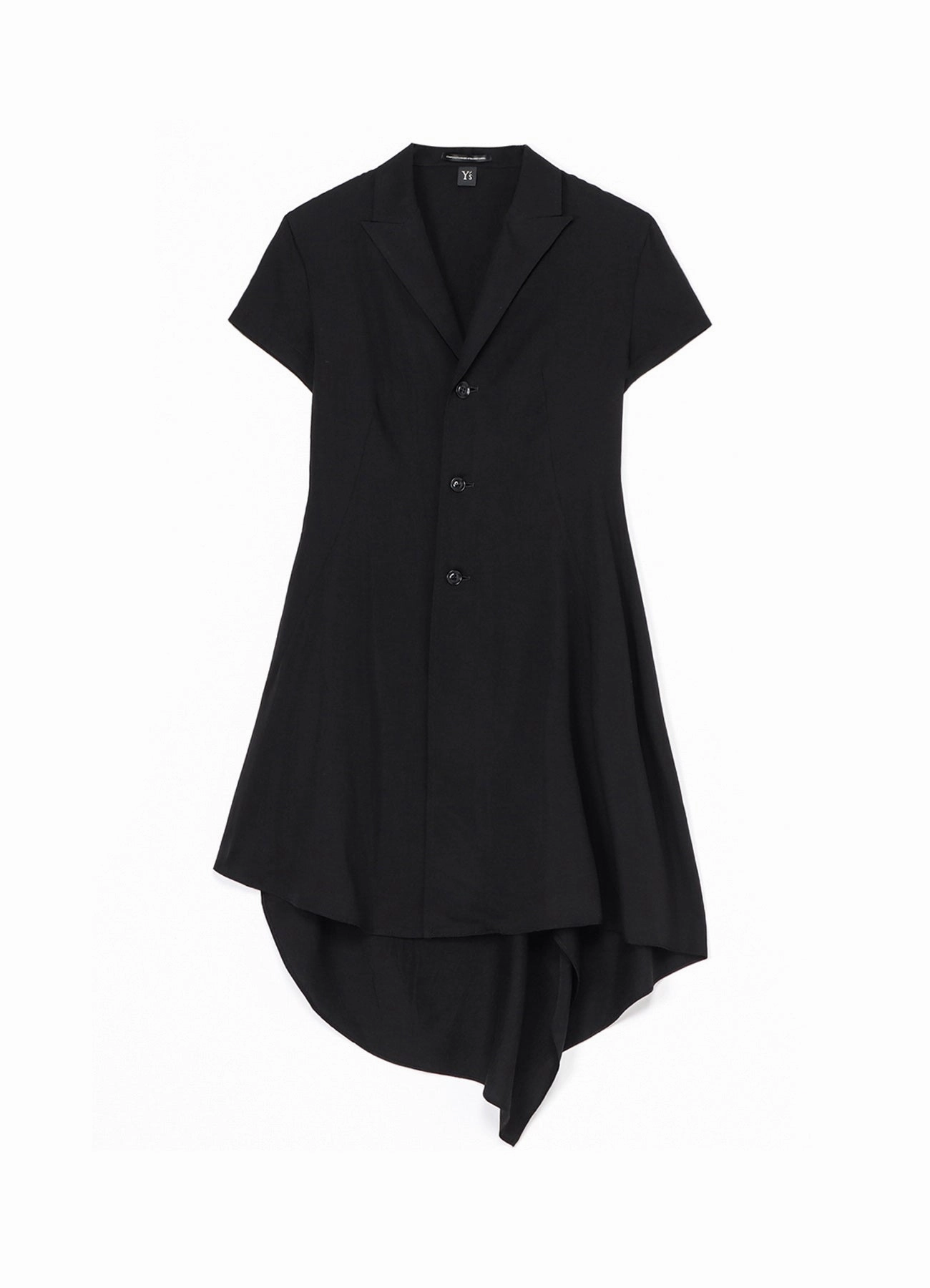 Commemorate CUPRO DUNGAREE TWILL ASYMMETRY SHIRT JACKET