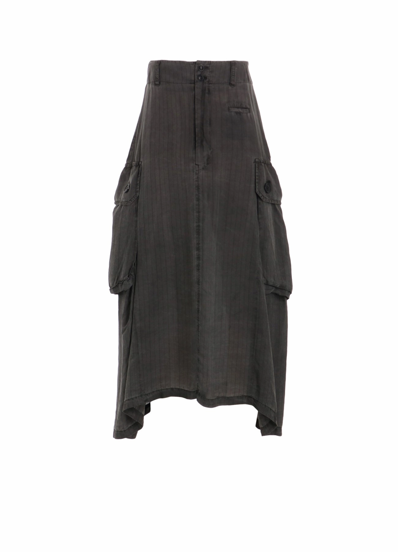 Beauty Zone Celebrity-Inspired CUPRO STRIPE CARGO SKIRT