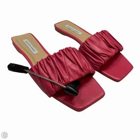 Sandals Flats By Saks Fifth Avenue In Pink, Size: 7 removable insoles Universal Strap Lock Mechanism