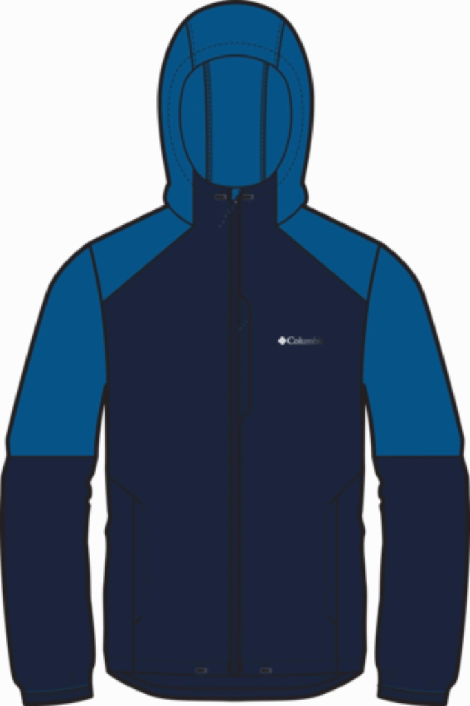 Comfort Fit Columbia Tech Nylon HD Jacket Men