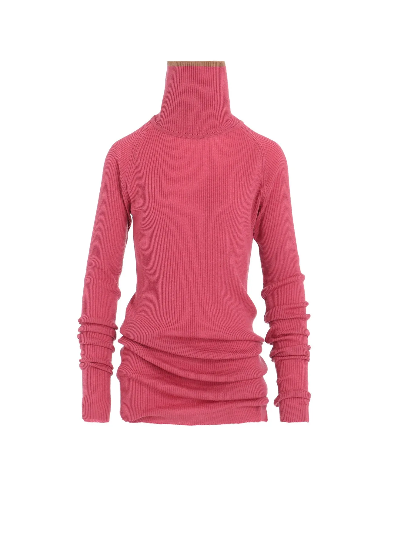Y's ?? JOHN SMEDLEY TURTLENECK RIBBED KNIT UVProtective Layer Garment Shaping Panels