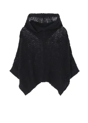 Shrink Resistant Treatment DAMAGE PROCESSED STRIPE JERSEY HOODED PULLOVER