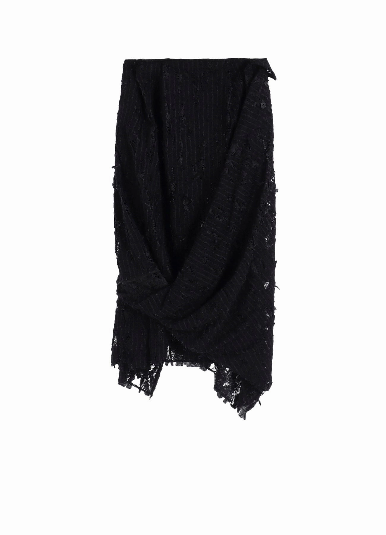 DAMEGED STRIPE TWIST SKIRT Soft and Relaxed Comfortable Design