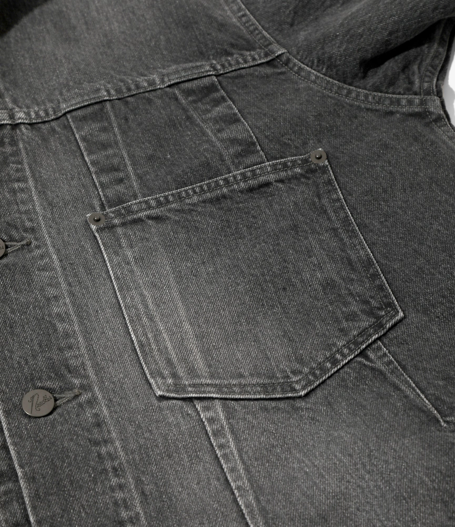 Mark Practical Layer Darts Jean Jacket ?C Black 12oz Denim