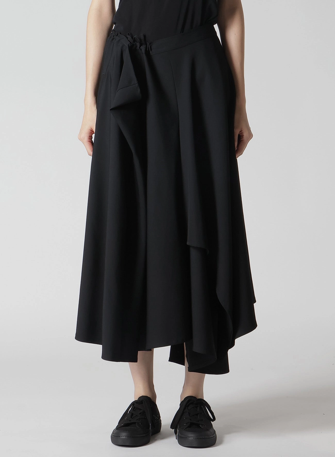 GABARDINE R GATHERED SKIRT AntiPillTreatment Cozy Vibes