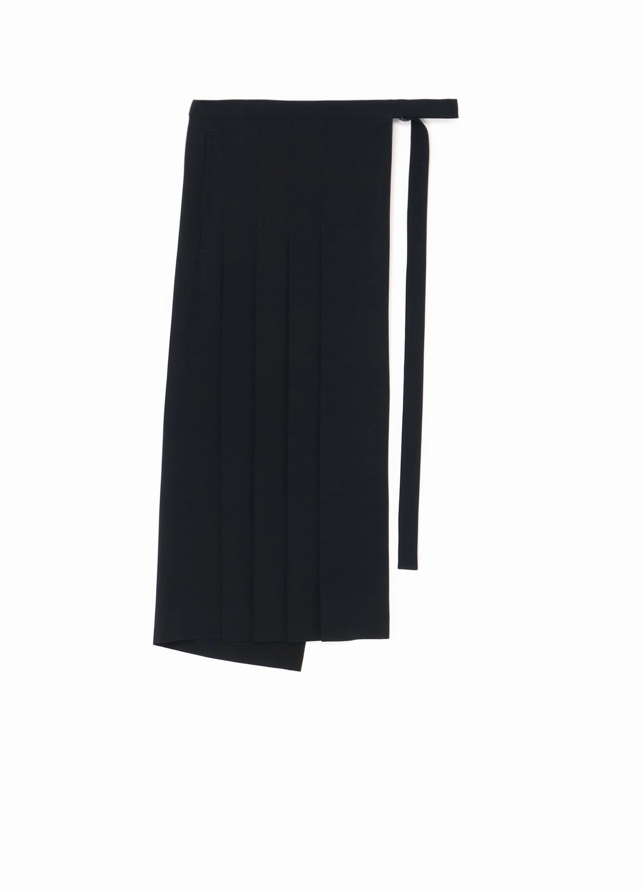 Guest Glam NonSlipClosure DE CHINE LOGWOOD B Y-PLEATED WRAP CLOTH