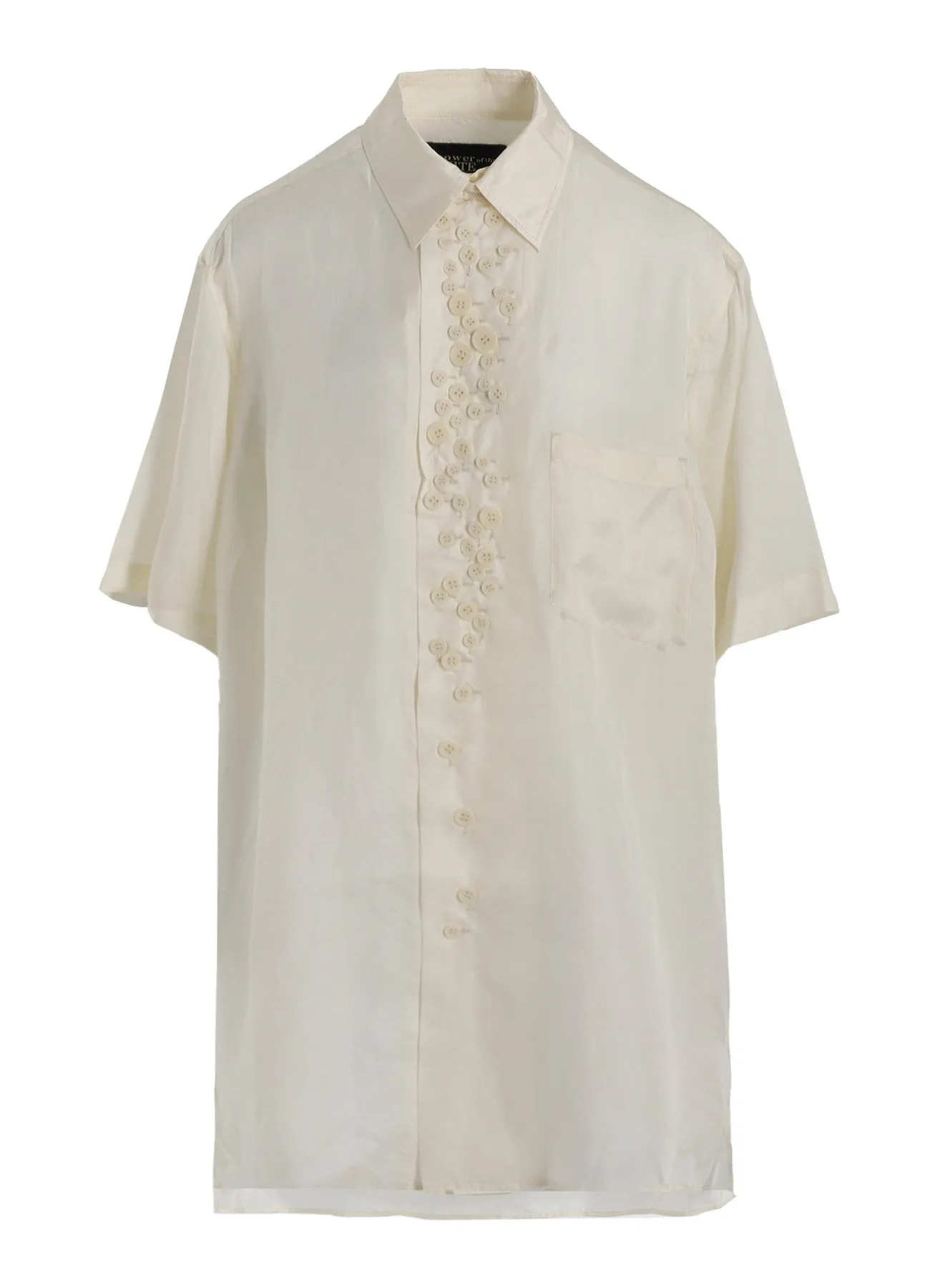 P?100/2 BROAD SHORT SLV MANY BUTTONS SHIRT checkered pattern Professional Look