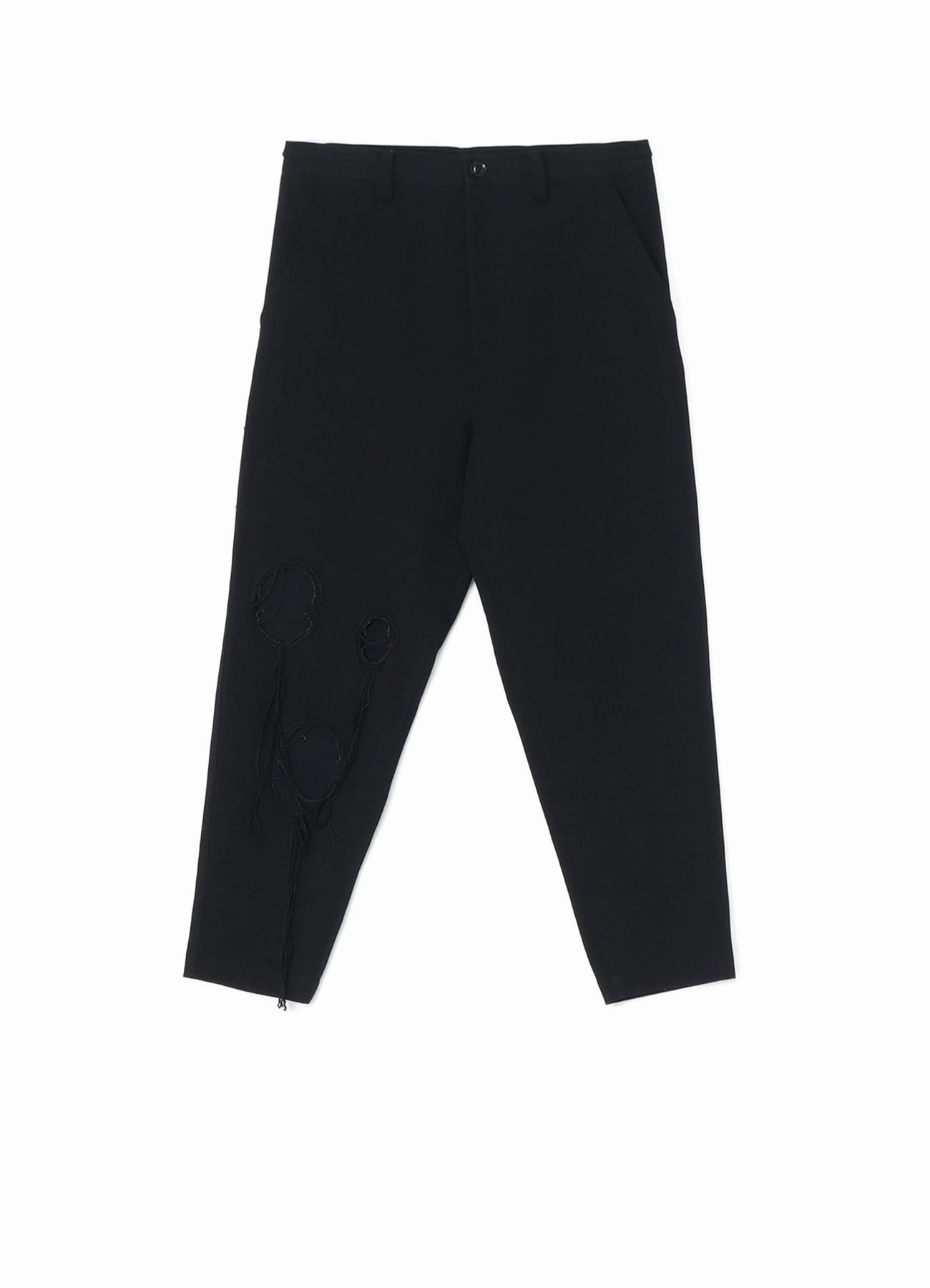 DENIM SLIM FIT PANTS WITH HOLE DETAILS Cozy Style