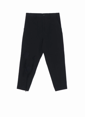 DENIM SLIM FIT PANTS WITH HOLE DETAILS Cozy Style