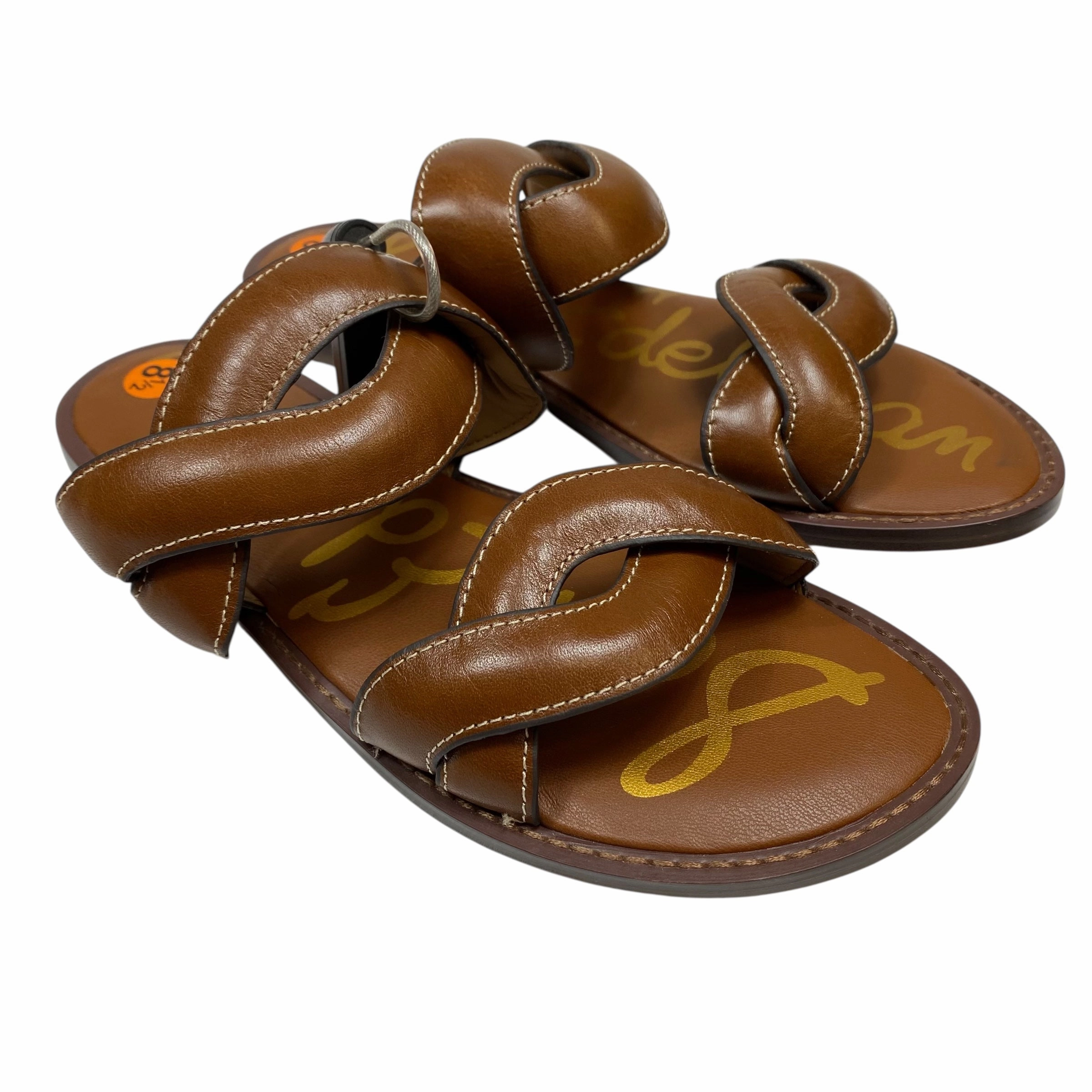 Sandals Flats By Sam Edelman In Brown, Size:8.5 Nude Calm