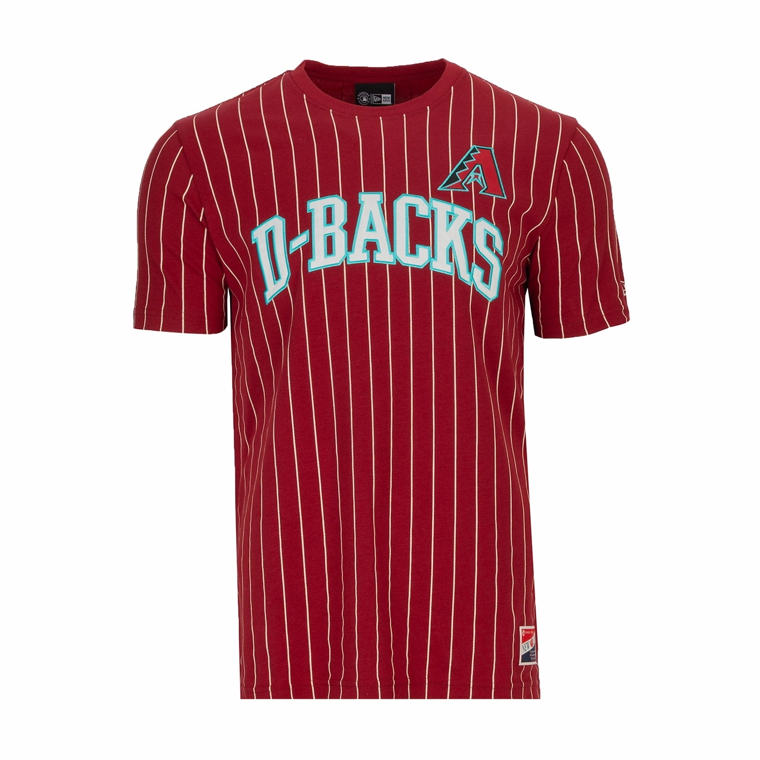 Diamondbacks Chrome Pinstripe Tee - Mens Smart Casual Look Relaxed Armhole Cut