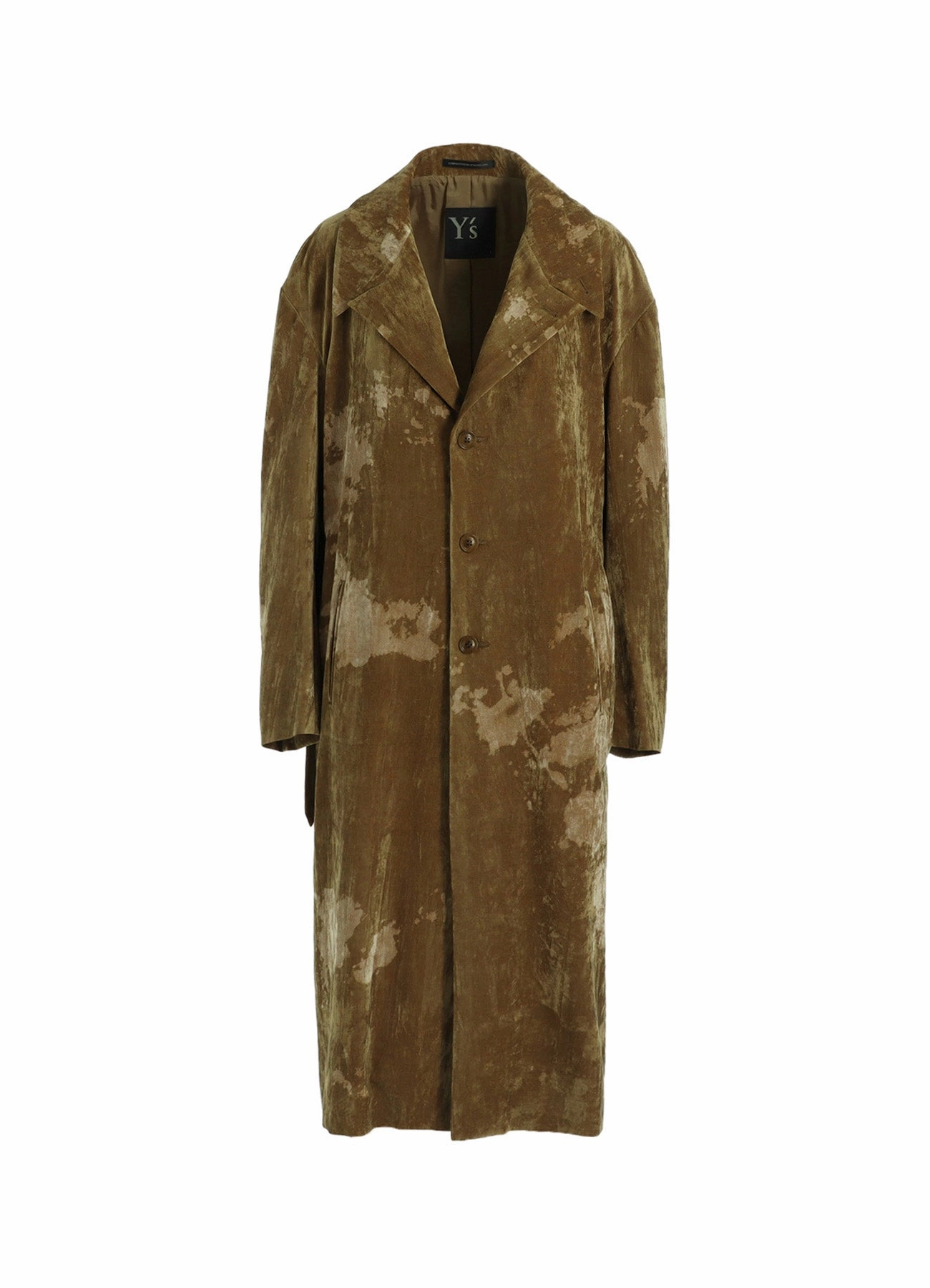 DISCHARGE-PRINTED VELVET BIG JACKET Microfiber Technology Thermoregulating Technology