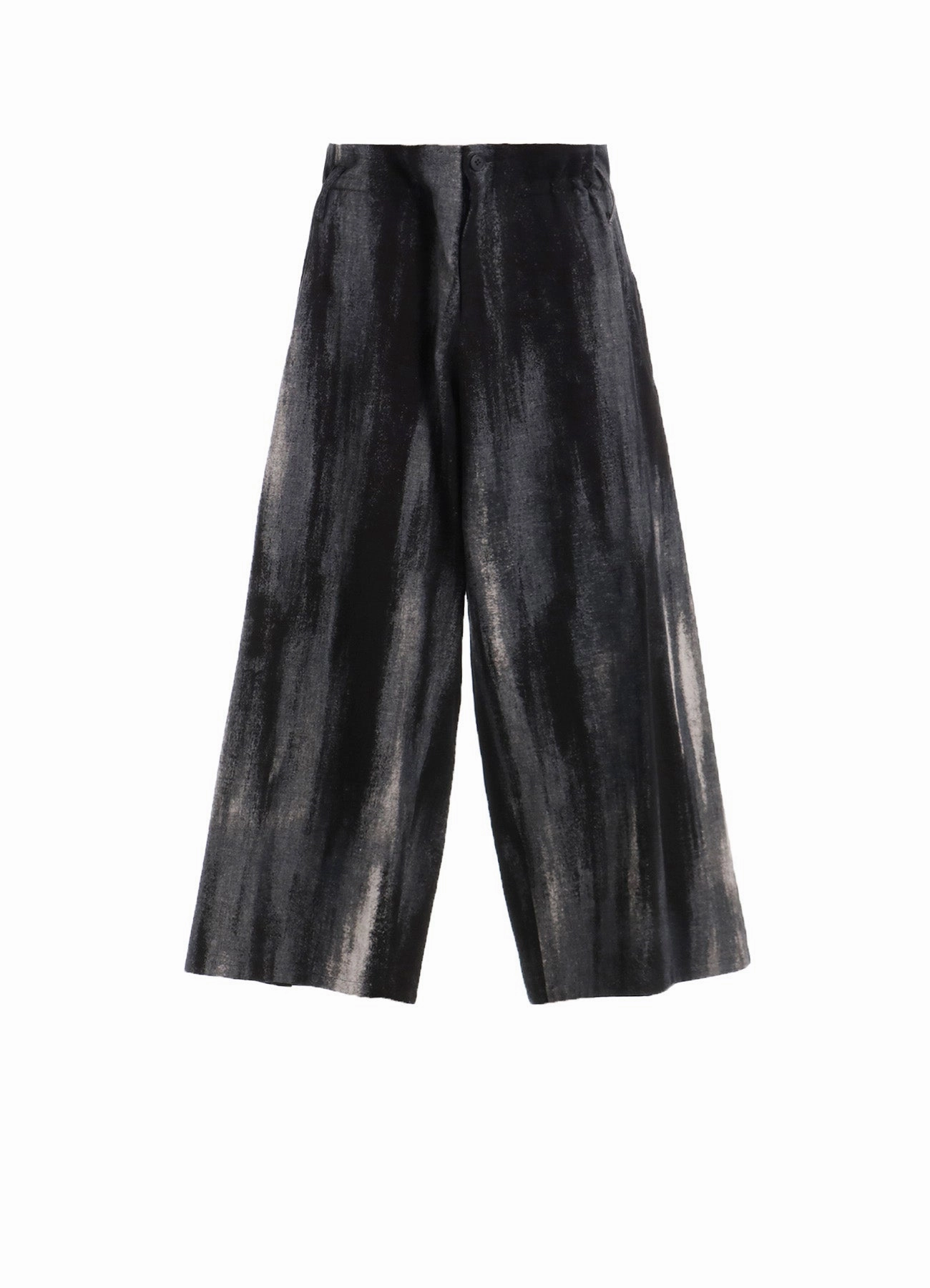 DISCHARGE PT DENIM WAIST STRING TUCK PANTS NonBindingWaistline