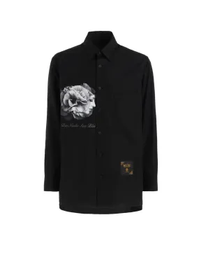 Mountain Escape S'YTE x KOICHI IYODA ARTWORK PRINTED SHIRT -Die Nacht aus Blei-