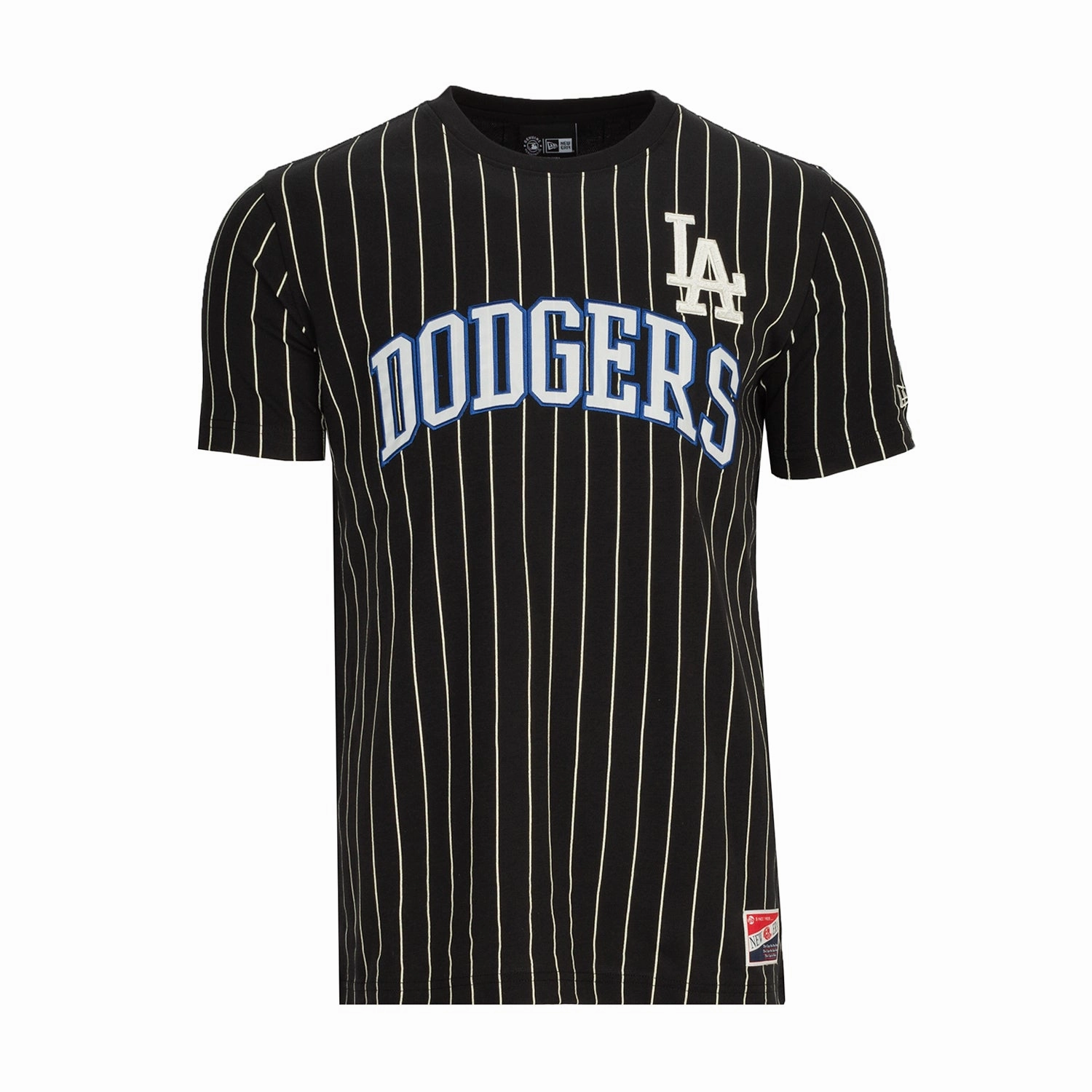 Breezy Comfort Dodgers Chrome Pinstripe Tee - Mens