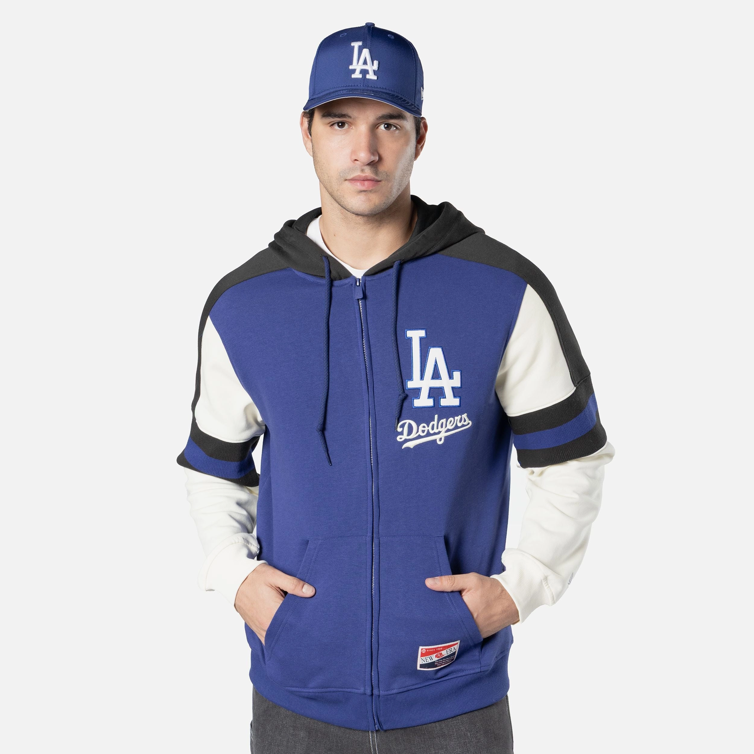 work environment Dodgers Colorblock FZ Hoody - Mens