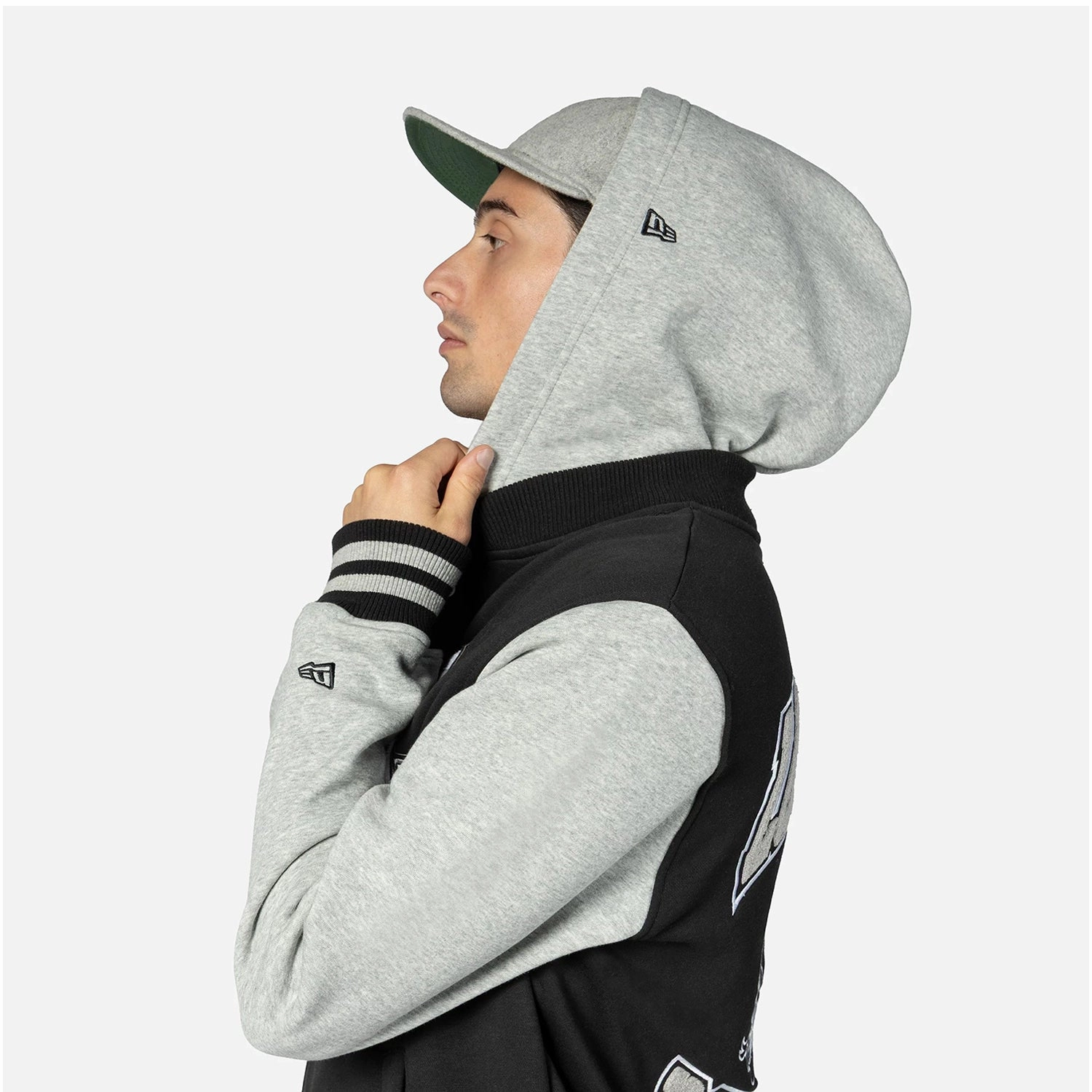 Windproof Wear Dodgers Snap Front Fleece Jacket - Mens