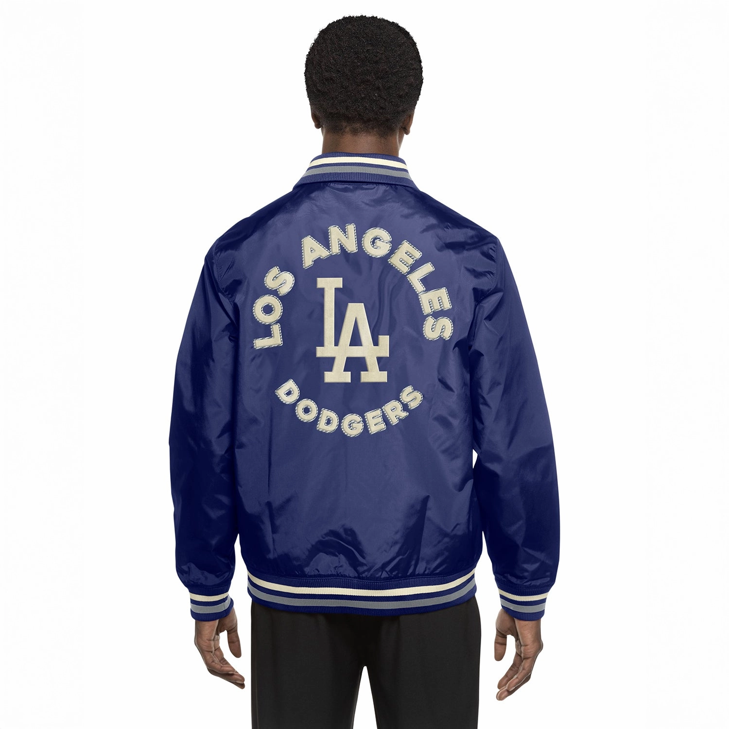 Dodgers Snap Front Jacket - Mens Child Sporty Style
