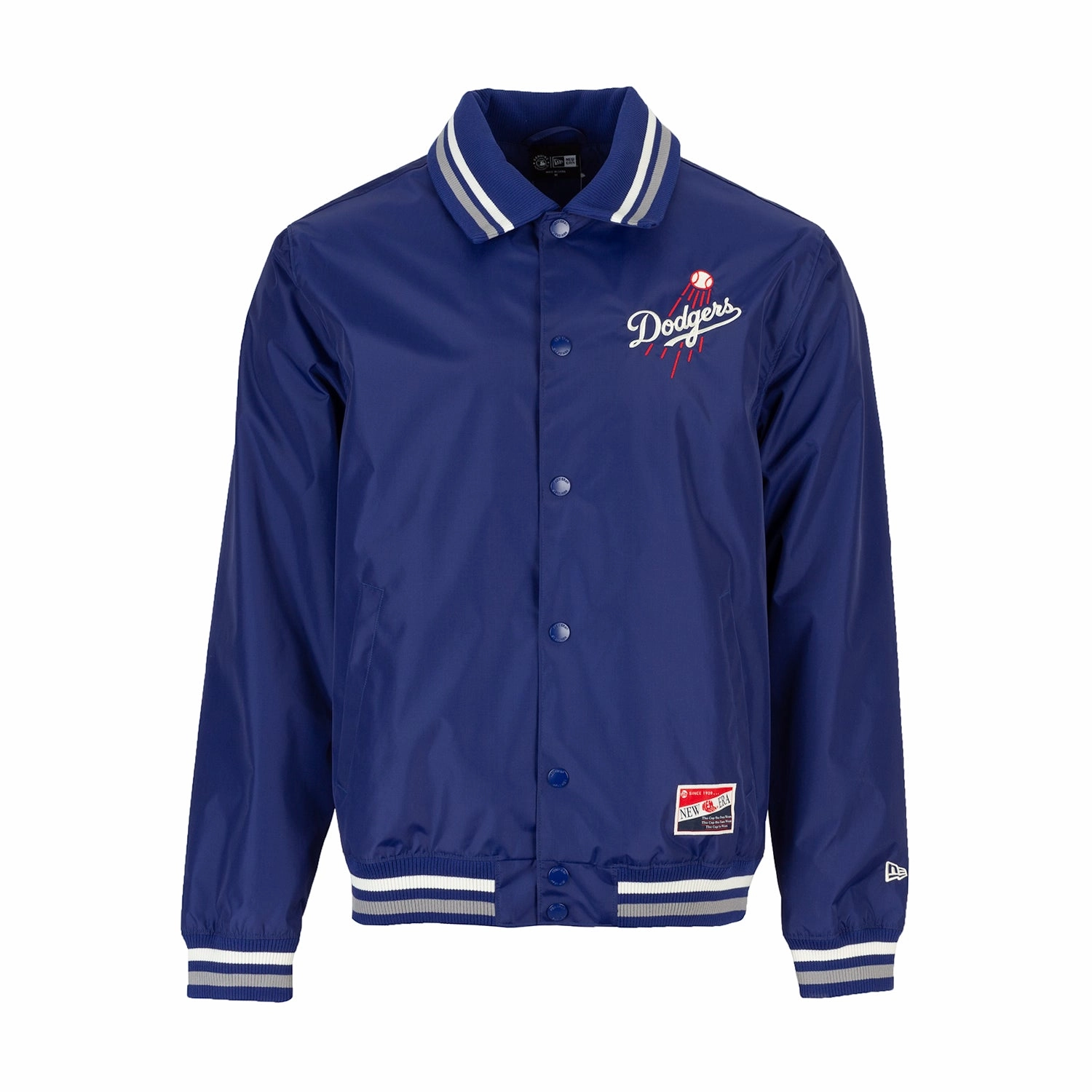 Travel Friendly Dodgers Snap Front Jacket - Mens