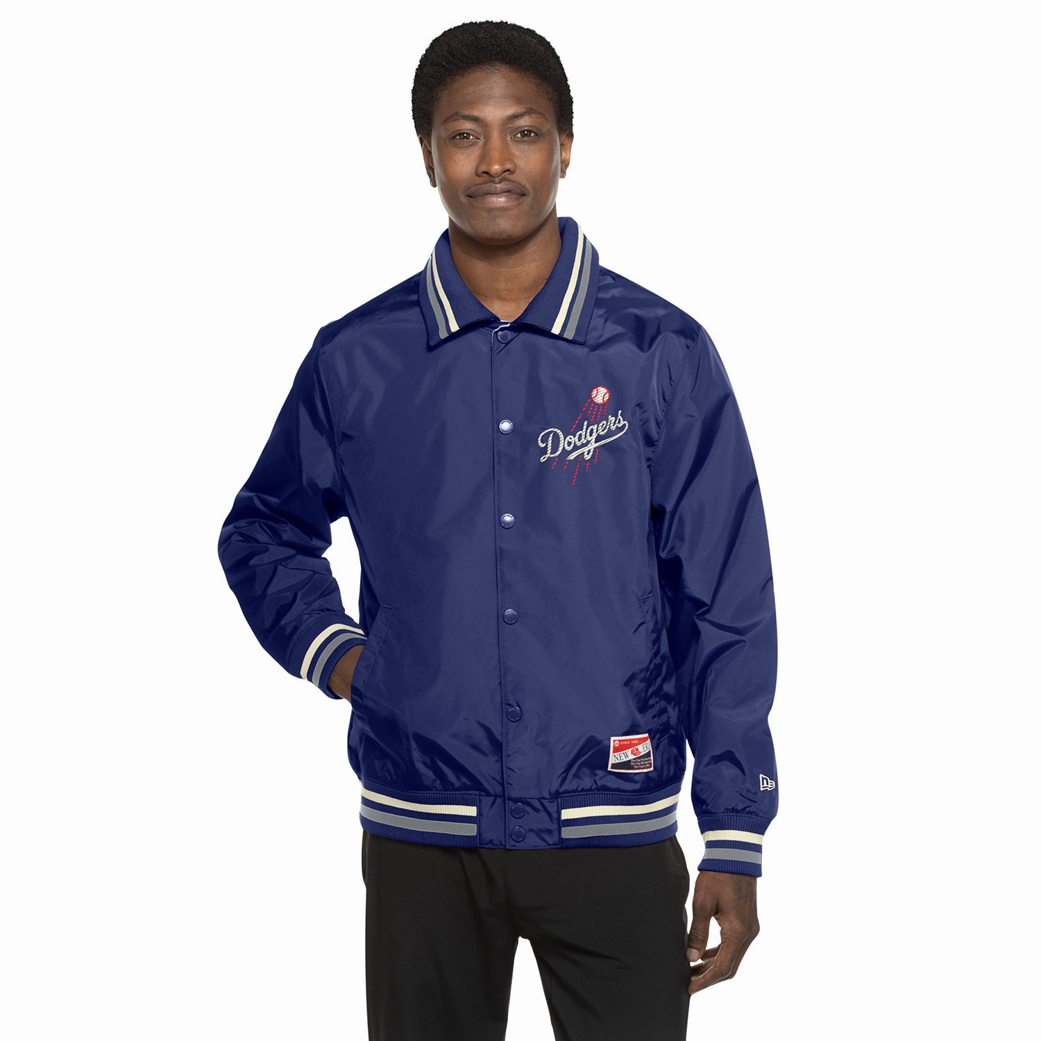 Possibility Dodgers Snap Front Jacket - Mens