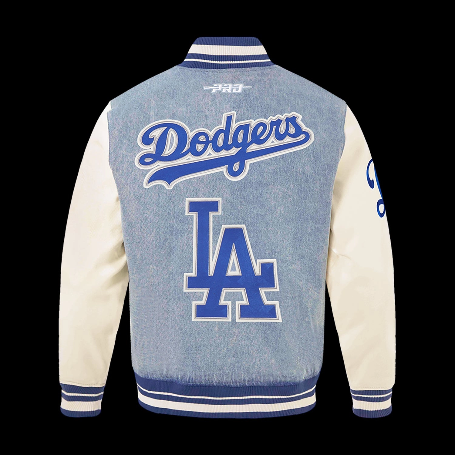 Hooded Storage Compartment Dodgers Varsity Blues Jacket - Mens
