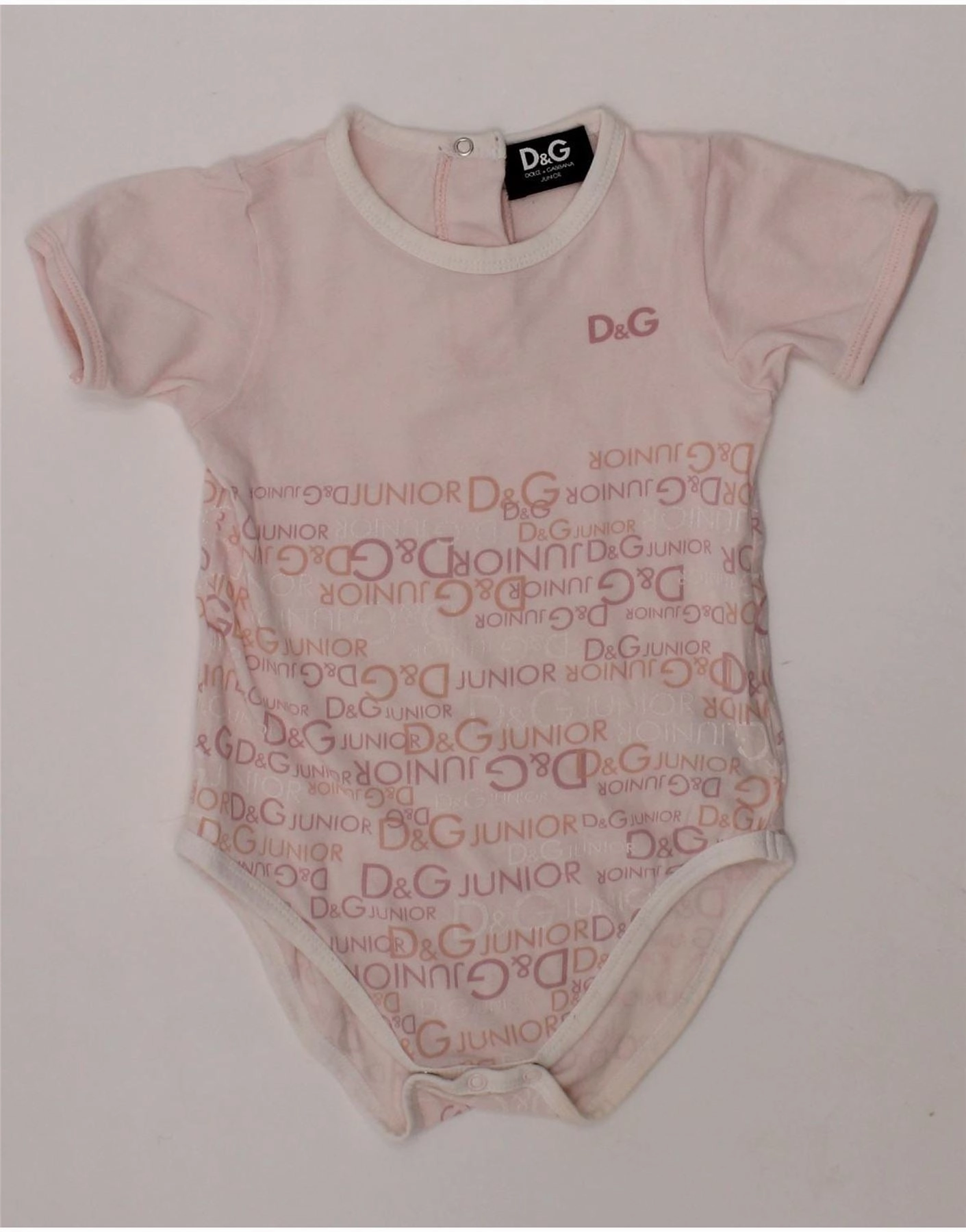 Soft Shopping Luxury Music DOLCE & GABBANA Baby Girls Graphic Bodysuit 9-12 Months Pink