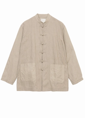 suitable for day wear Commend S??YTE ?? GDC Collaborate Collection- VINTAGE LINEN CHINO CLOTH OCTAGON STAR EMBROIDERY CHINA JACKET