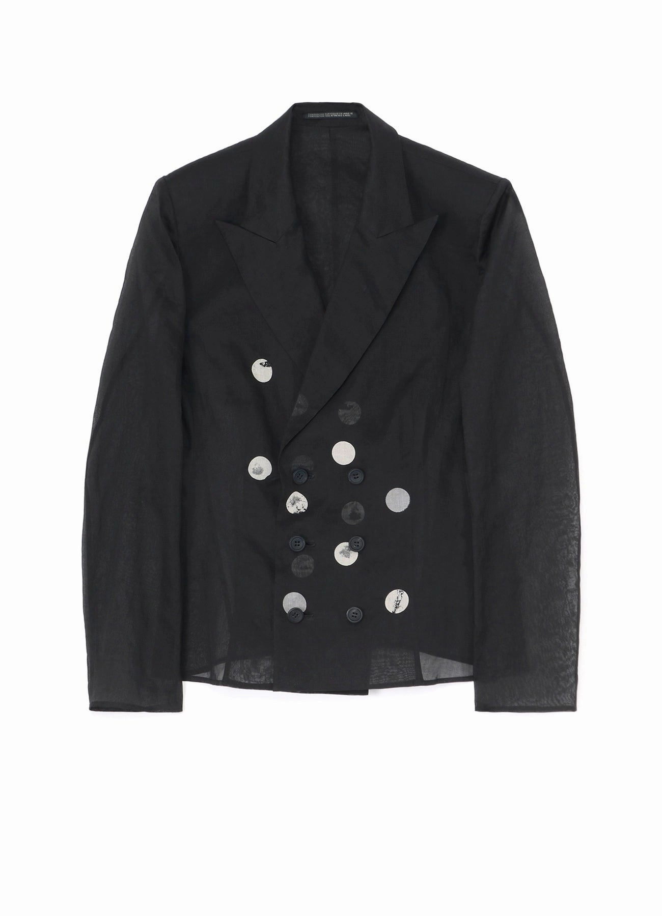 AbrasionResistant Edging DOT GREY DISCHARGE PRINT 6B DOUBLE JACKET