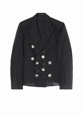 AbrasionResistant Edging DOT GREY DISCHARGE PRINT 6B DOUBLE JACKET