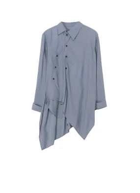 Odorless Binding Tape Winter Comfort Ry LAWN UNBALANCE DRAPED BLOUSE