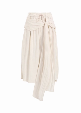 Anti Snag Threading Double Gauze Culotte Pants