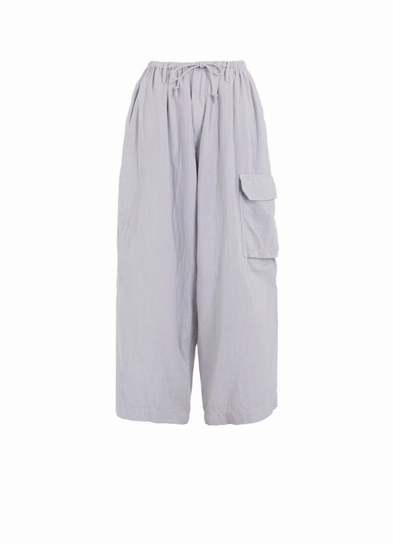 Double Gauze Single Cargo Pocket Pants Non Clip