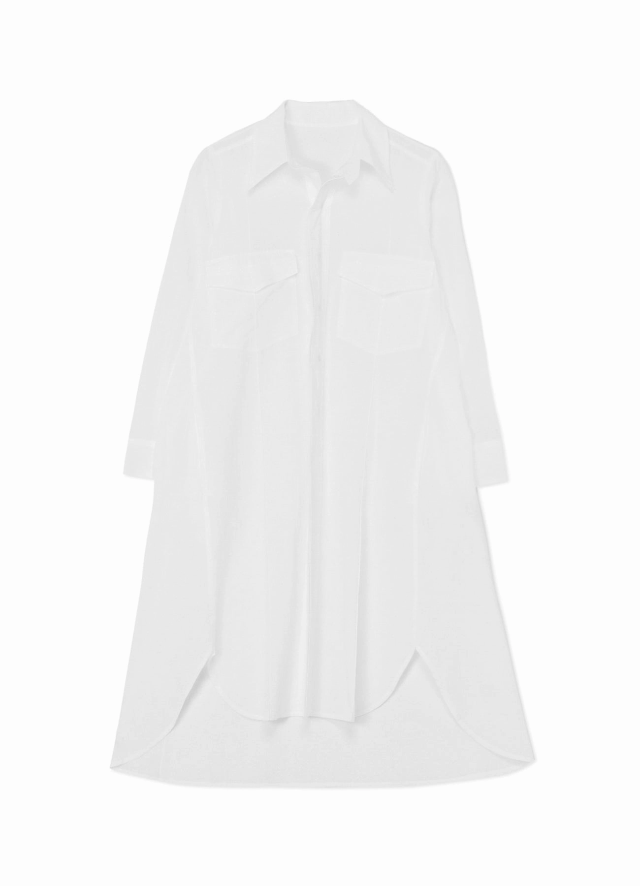 DOUBLE POCKET WORKWEAR-STYLE SHIRT DRESS Work Pairing Fresh Glow