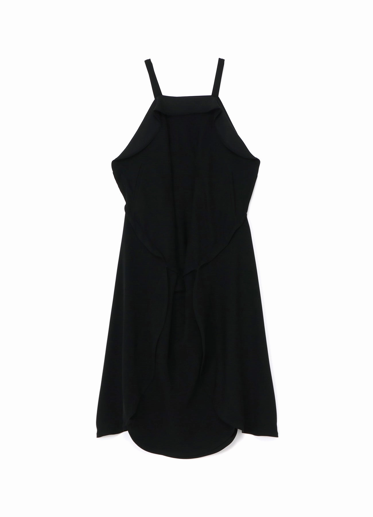 DOUBLE SATIN CIRCLE DRESS Lace-Trim Elegant Outline