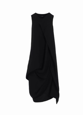 DOUBLE SATIN DRAPING DRESS Chic Appeal