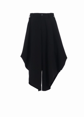 Soft and Light DOUBLE SATIN PANTS WITH D-RINGS